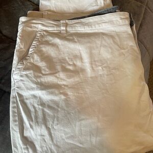 Woman Within White Wide Leg Pants